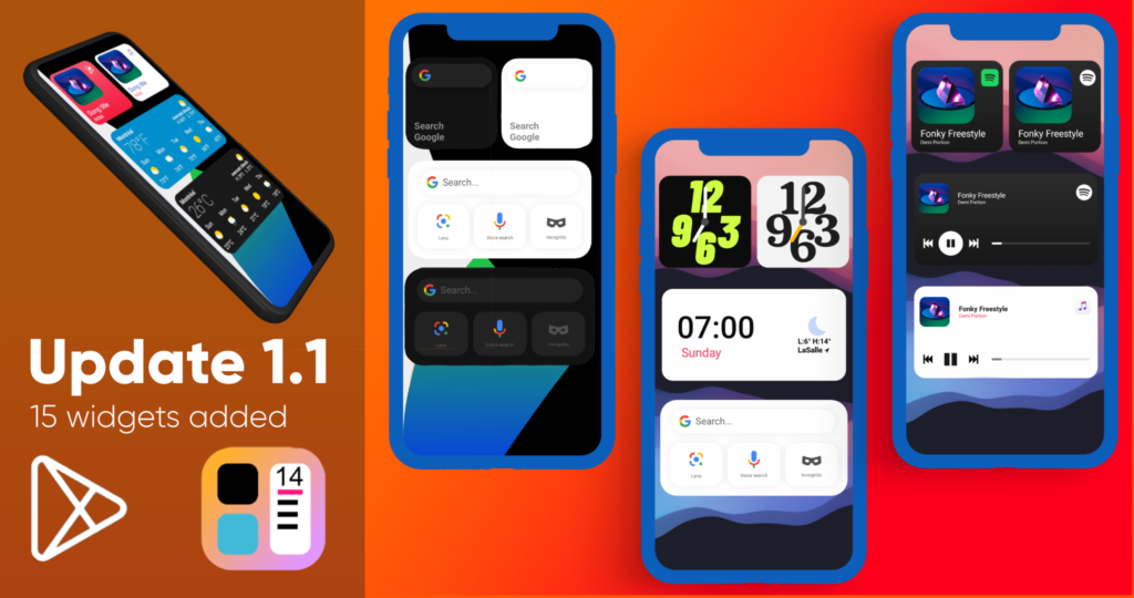Giveaway 50 Promo Codes for iOS 14 inspired KWGT (#2) - android output
